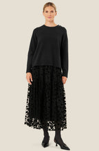 MaSalome Black Layered Skirt