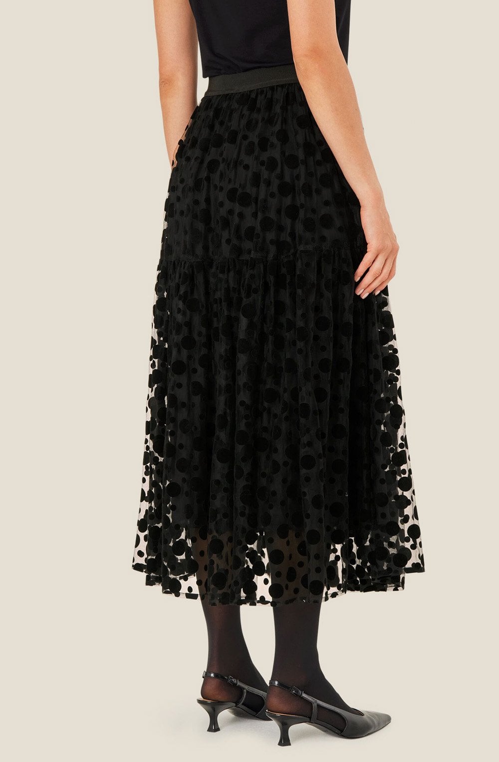 MaSalome Black Layered Skirt