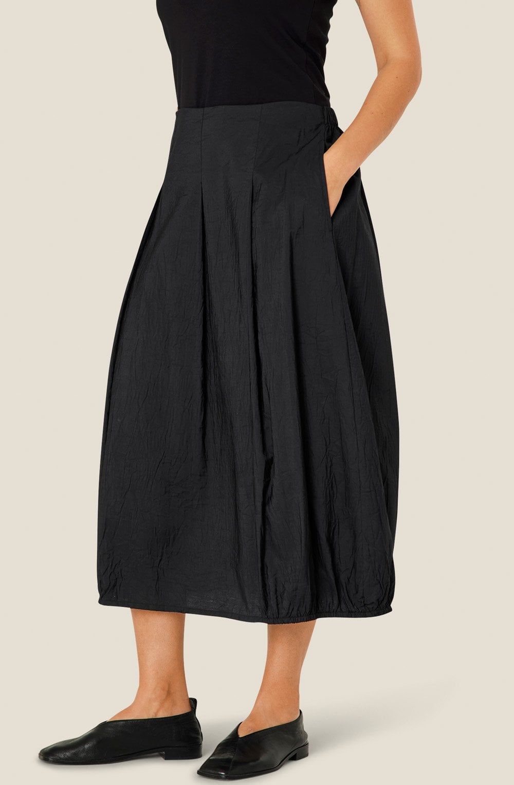 MaSanchi Black Skirt