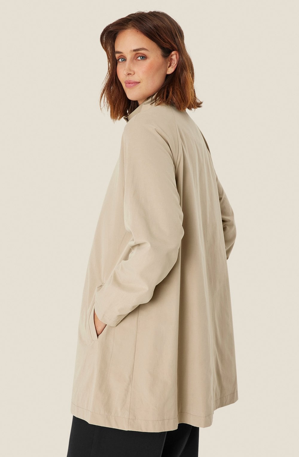 MaTeresa Plaza Taupe Coat