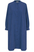 Moonlit Ocean Corduroy Naja Oversized Shirt Dress