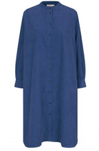 Moonlit Ocean Corduroy Naja Oversized Shirt Dress