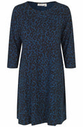 Moonlit Ocean Leopard Gertine Jersey Tunic