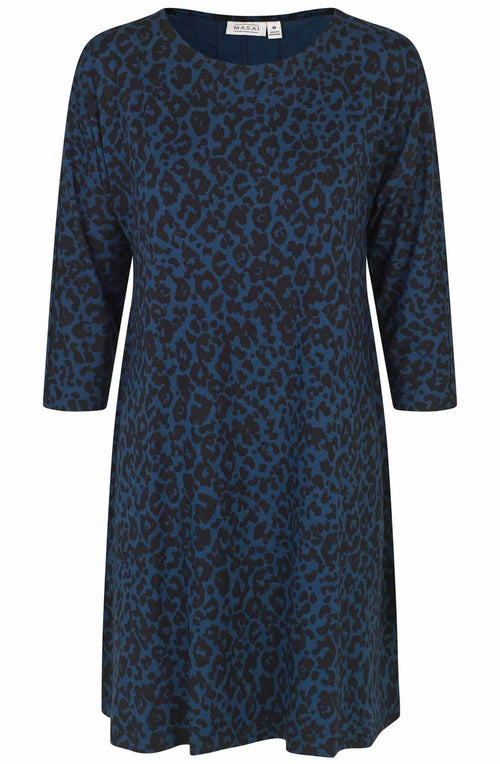 Moonlit Ocean Leopard Gertine Jersey Tunic