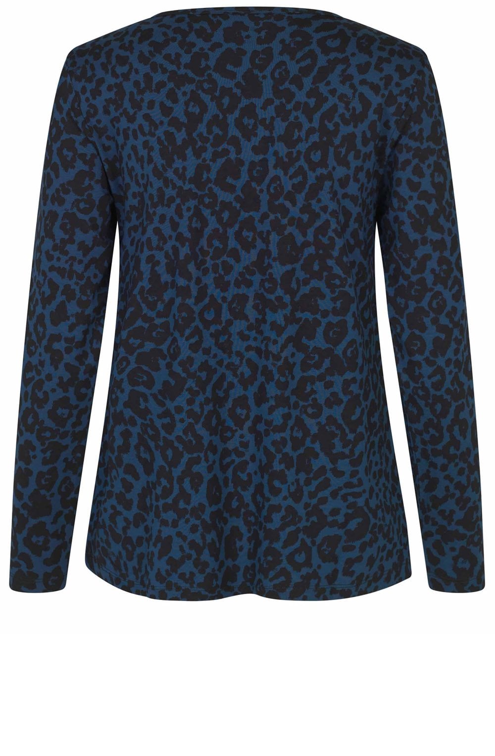 Moonlit Ocean Leopard Print Dariel Pleated Top