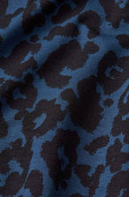 Moonlit Ocean Leopard Print Dariel Pleated Top