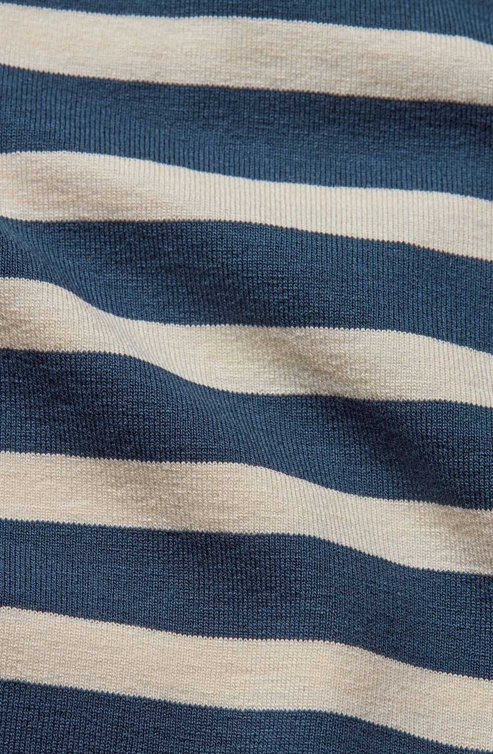 Moonlit Ocean Striped Oversized Batwing Jersey Top