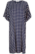Nabi Navy Bold Print Dress