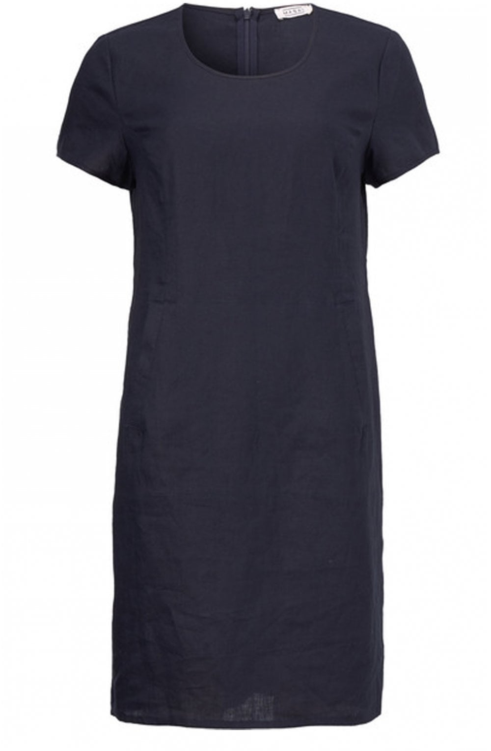 Nabla Navy Linen Dress