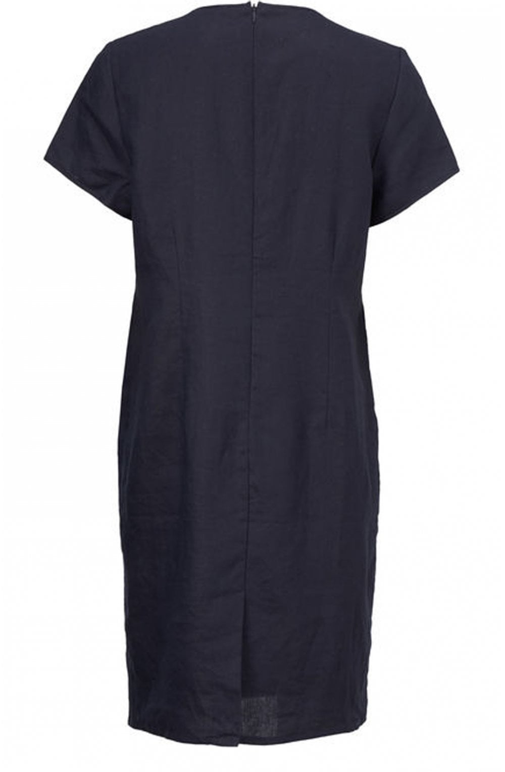 Nabla Navy Linen Dress
