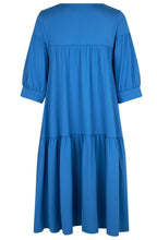 Nadio Nebulas Blue Jersey Midi Dress