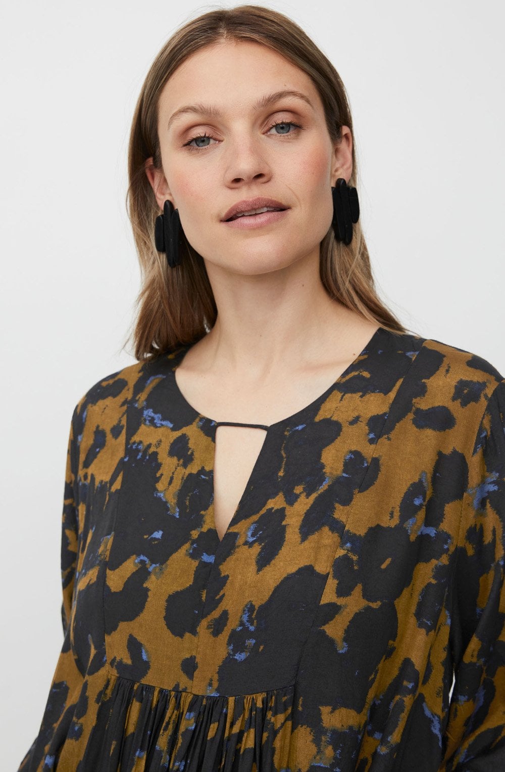 Nadyne Breen Crinkled Silk Touch Dress