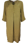 Nahia Army Green Dress