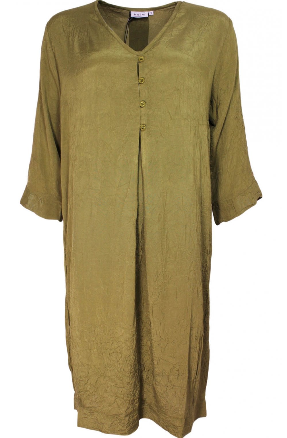 Nahia Army Green Dress