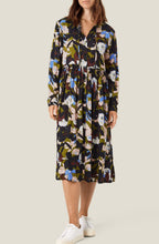Najal Fir Green Tie Neck Dress