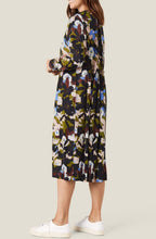 Najal Fir Green Tie Neck Dress