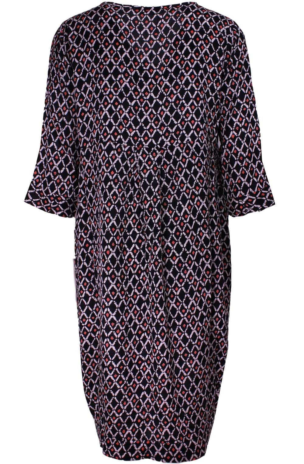Nakato Orange Org Patterned Dress