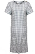 Nalani China blue Gingham Dress