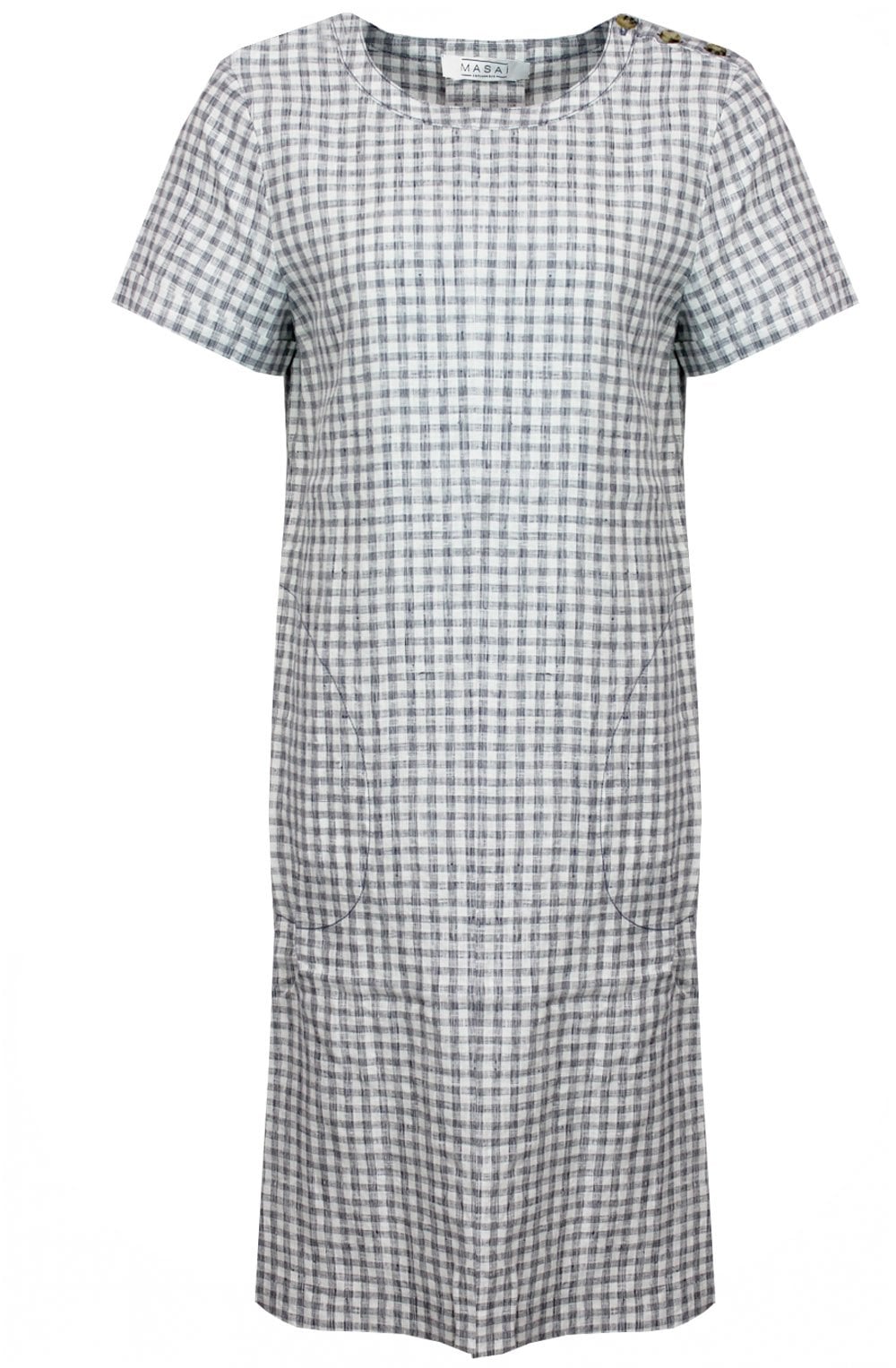 Nalani China blue Gingham Dress