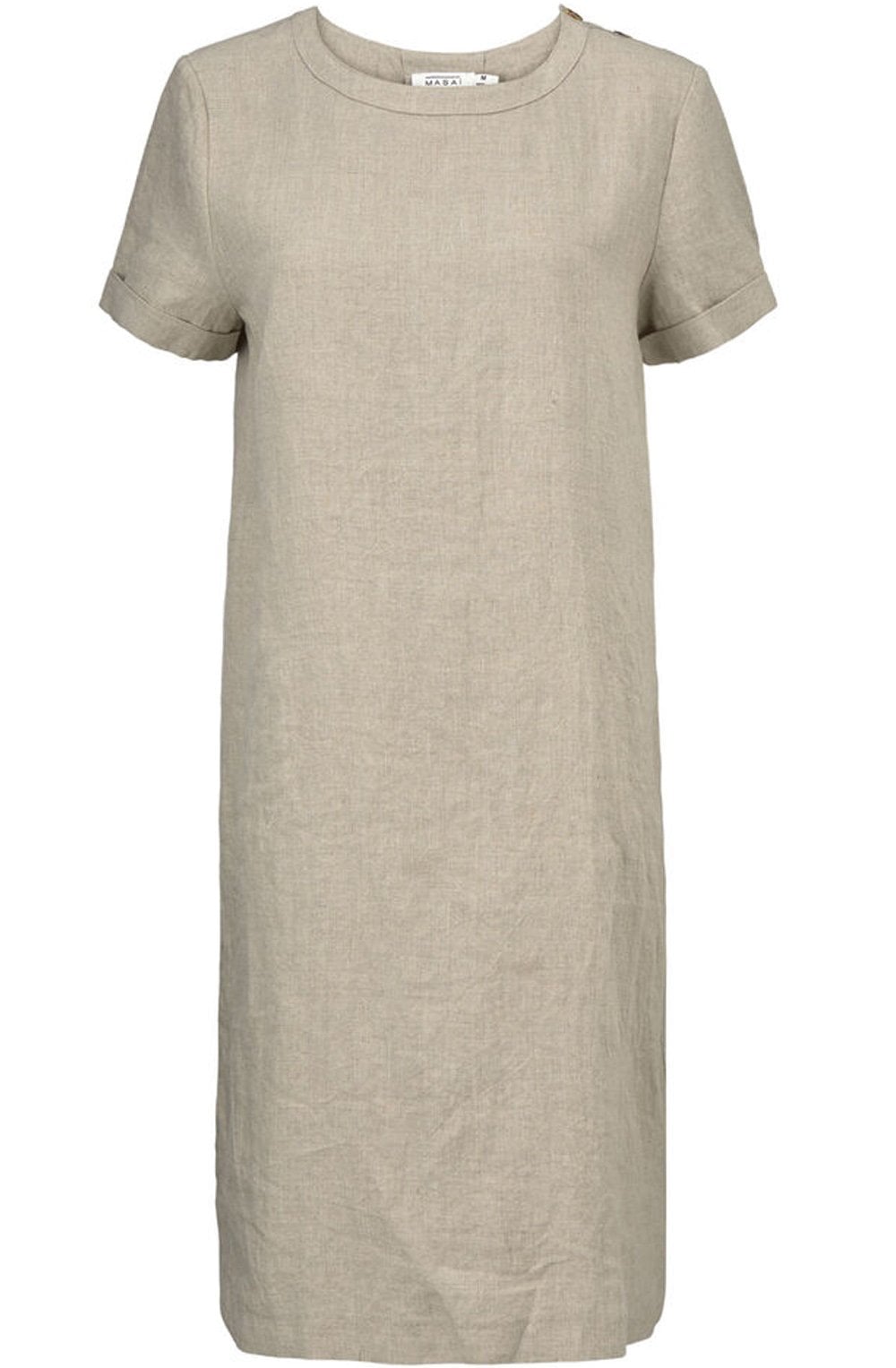 Nalani Neutral Linen Dress