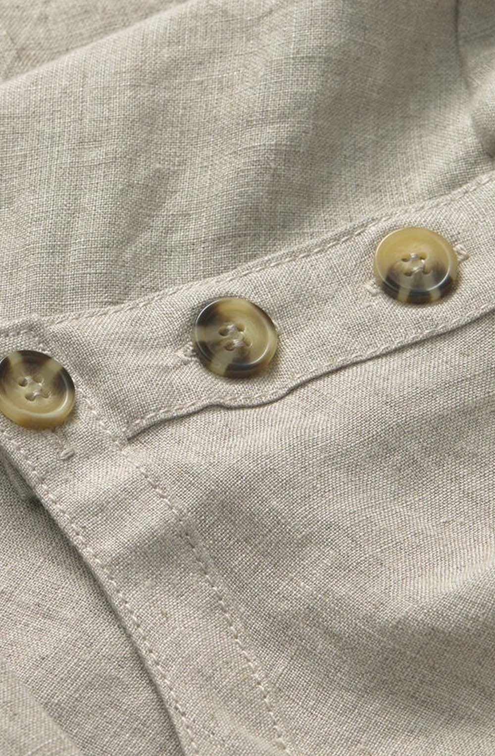 Nalani Neutral Linen Dress