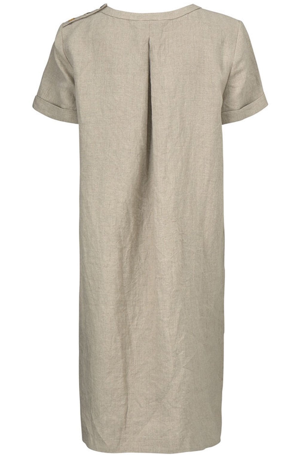 Nalani Neutral Linen Dress