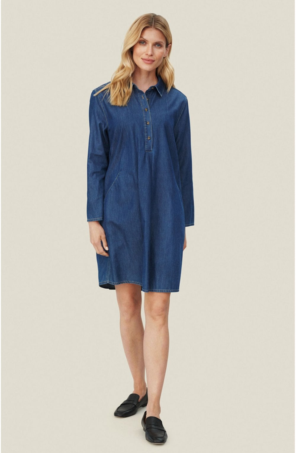 Nalfa Blue Denim Dress