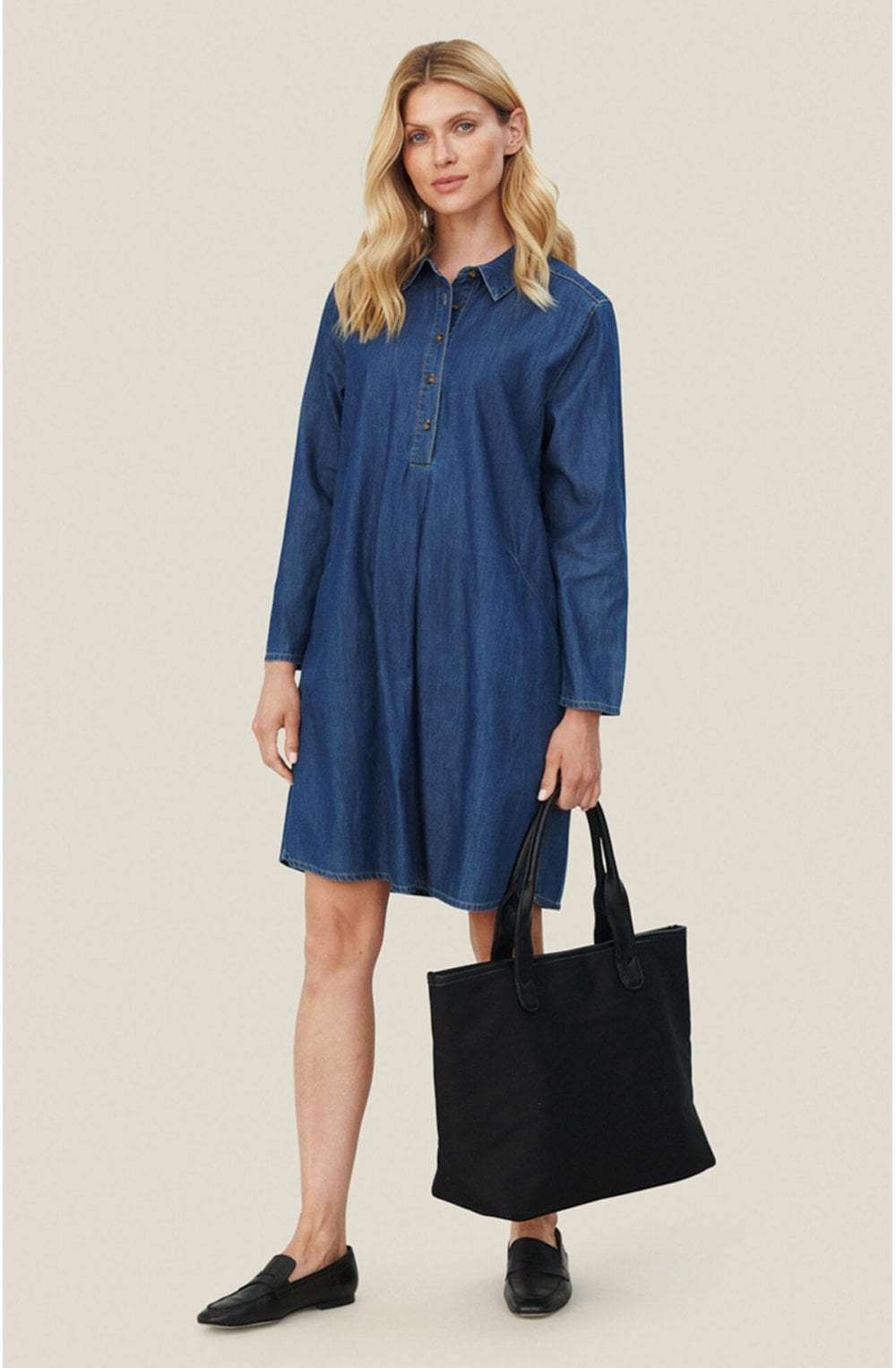 Nalfa Blue Denim Dress