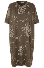 Nalos Crocodile Jersey Dress