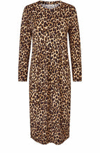 Namo Incense Animal Print Fitted Jersey Dress