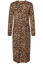 Namo Incense Animal Print Fitted Jersey Dress