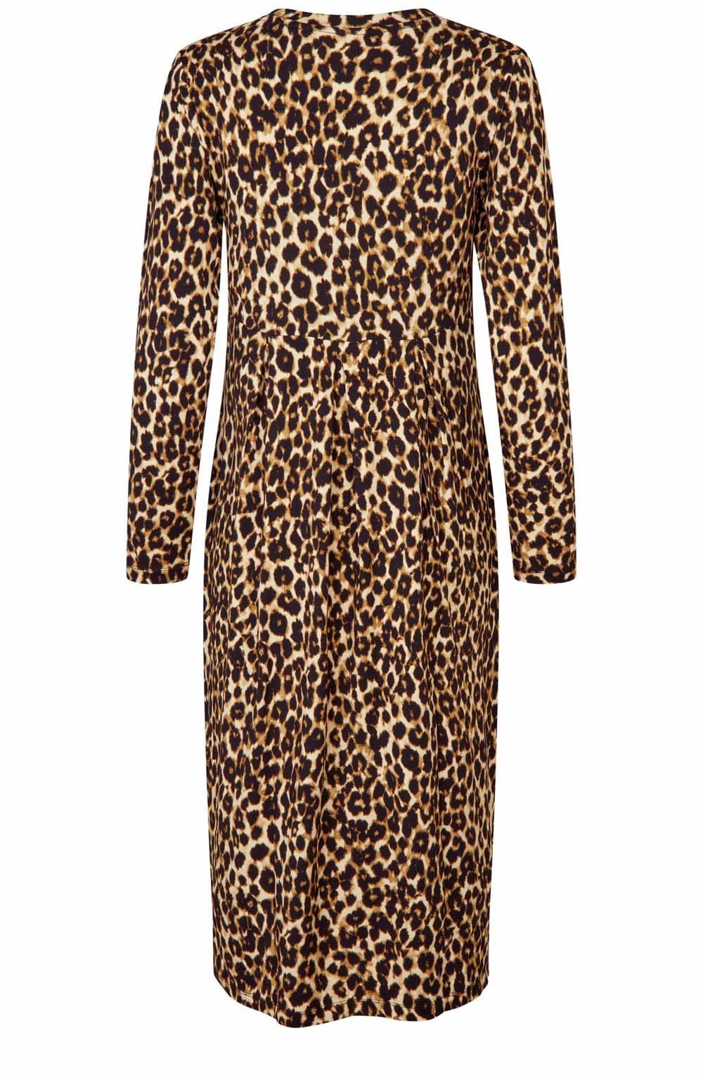 Namo Incense Animal Print Fitted Jersey Dress
