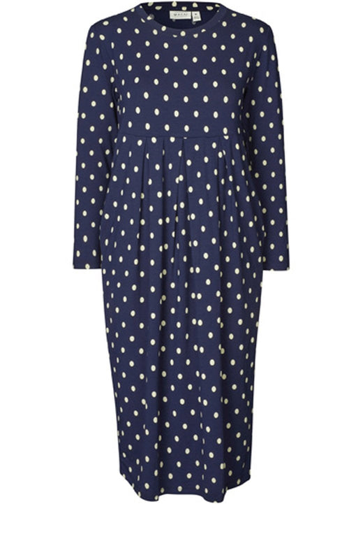 Namo Navy Spot Print Dress