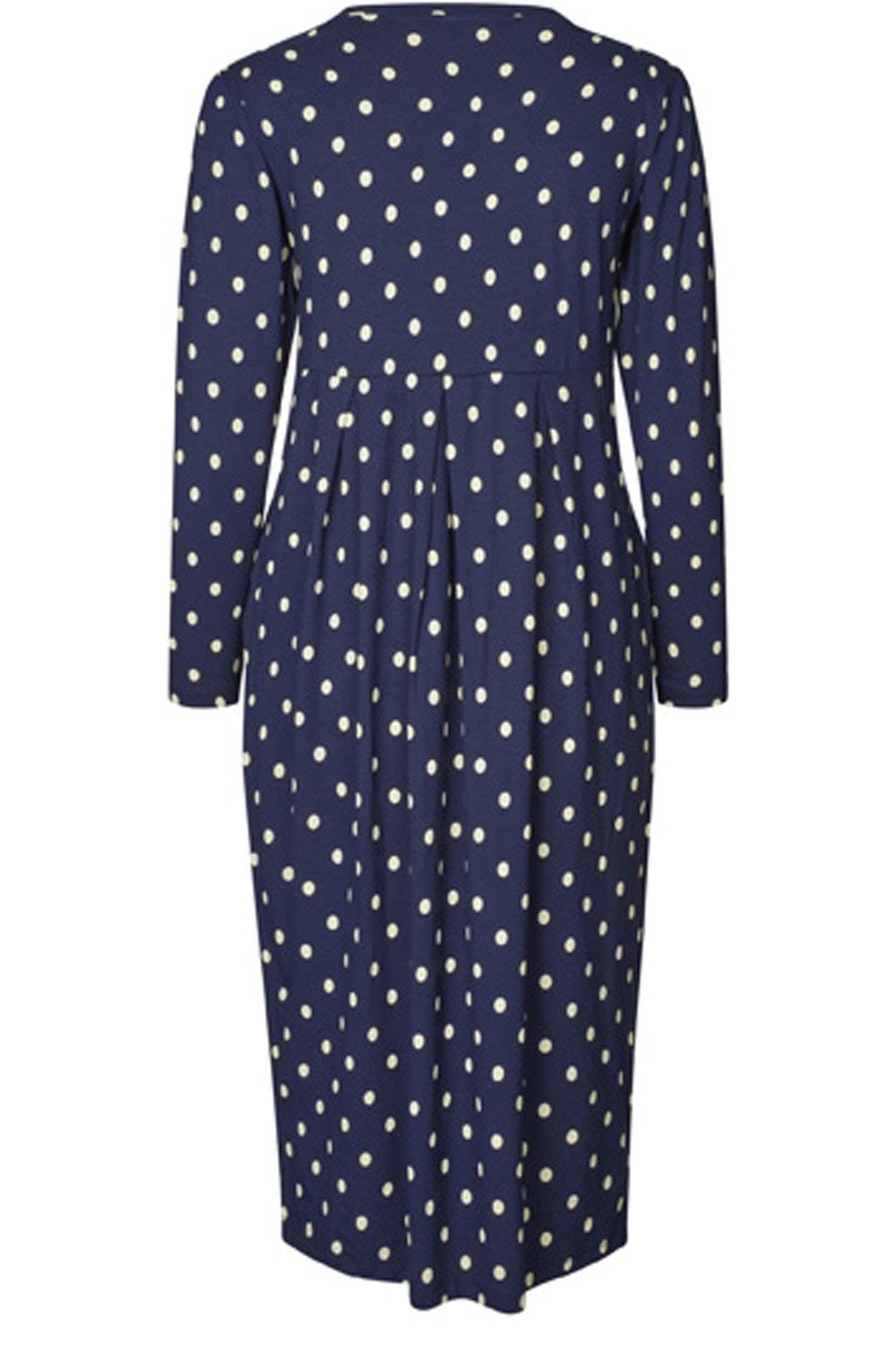 Namo Navy Spot Print Dress