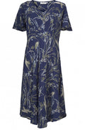 Nanette Blue Bird Design Dress
