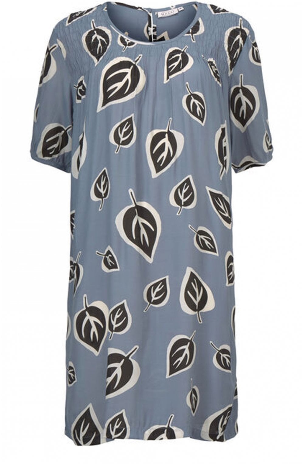 Naomi Bold Leaf Print Dress