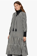 Nari Black & White Check Dress