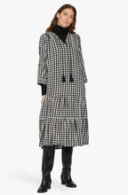 Nari Black & White Check Dress