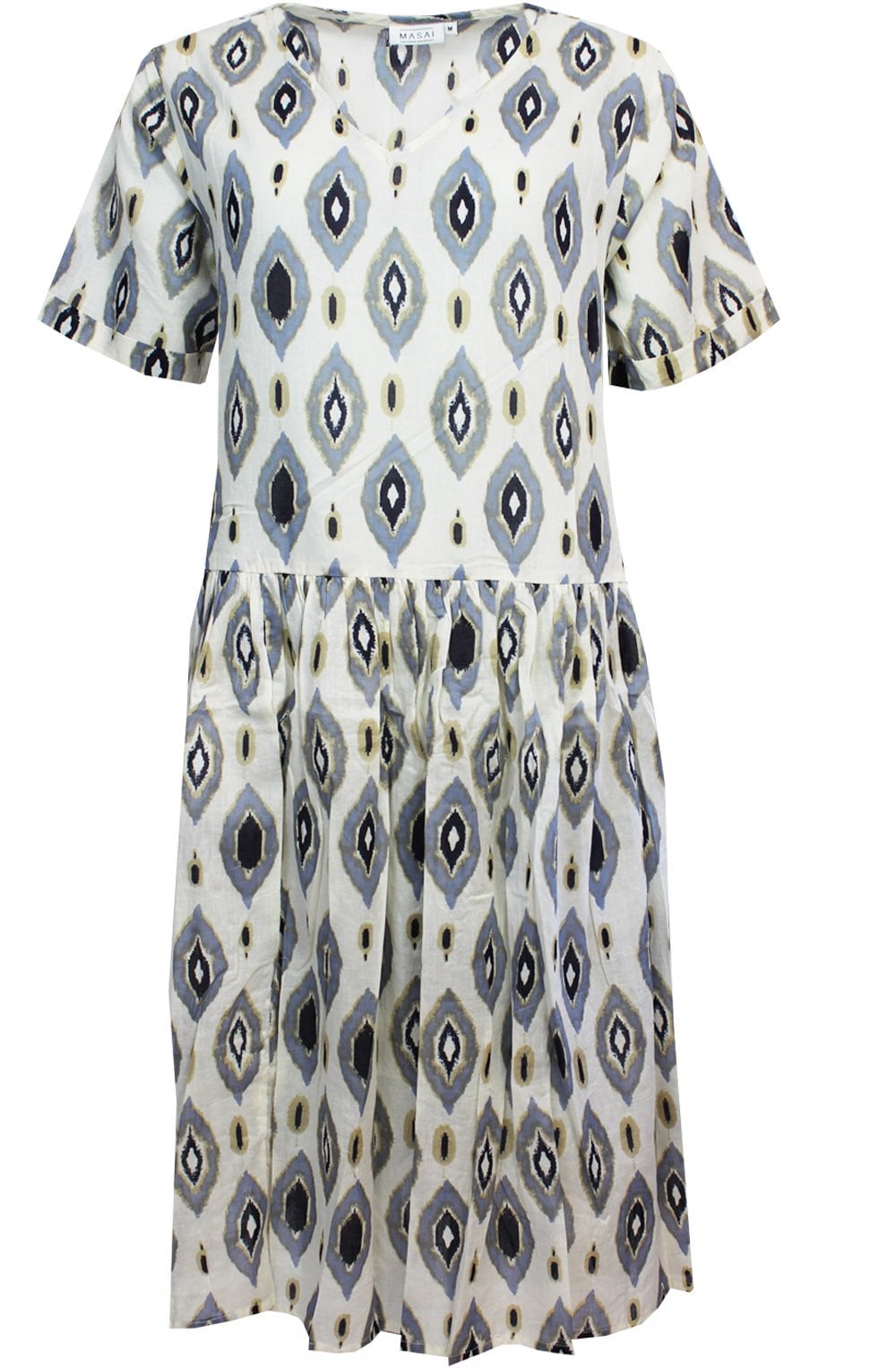 Narisa Patterned A Line Dress