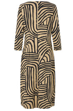Narissa Travertine Graphic Shaped Dress