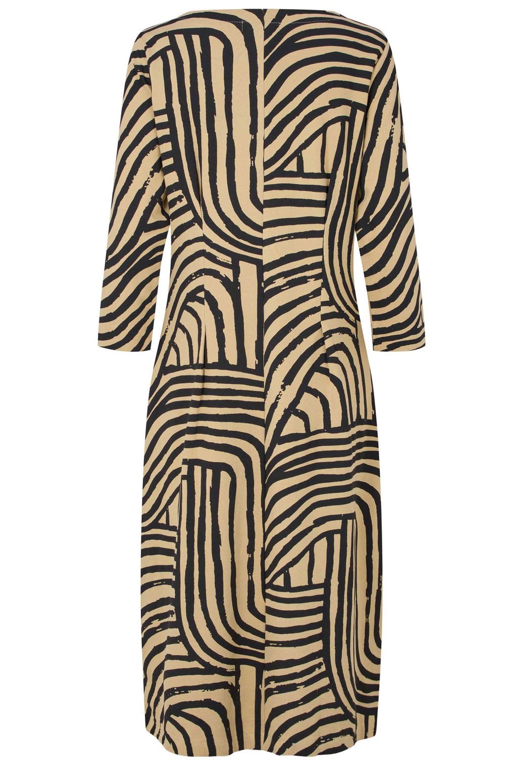 Narissa Travertine Graphic Shaped Dress