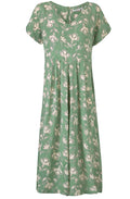 Nasira Green Floral Jumpsuit