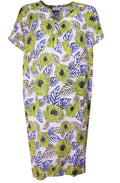 Nava Lime Original Floral Dress