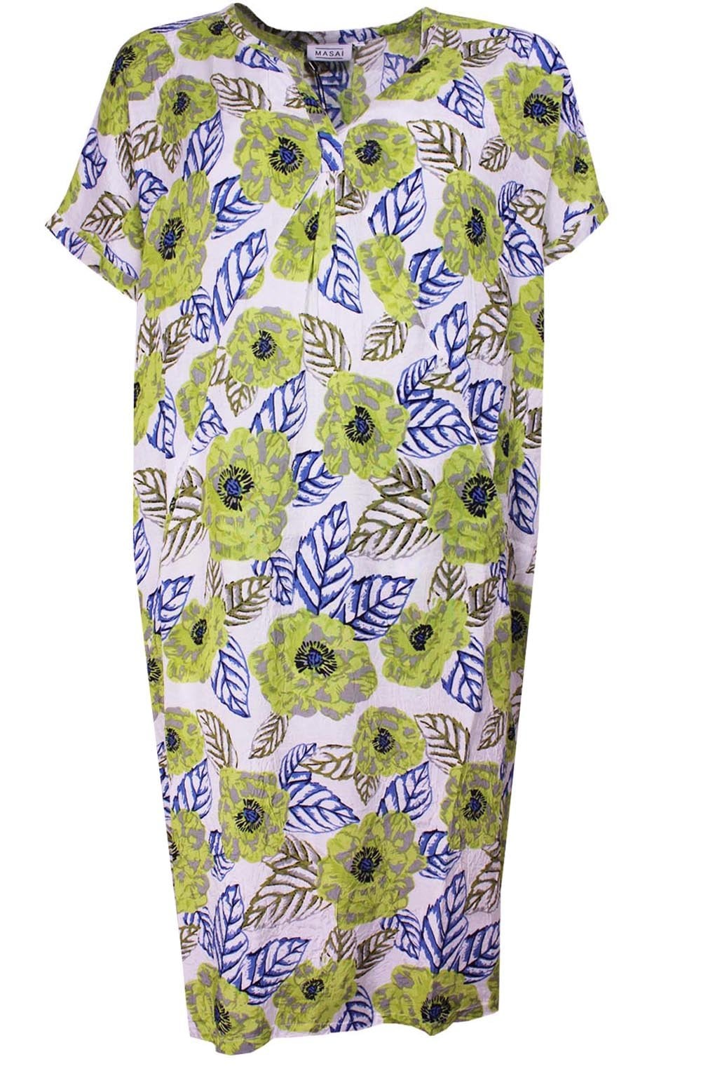 Nava Lime Original Floral Dress