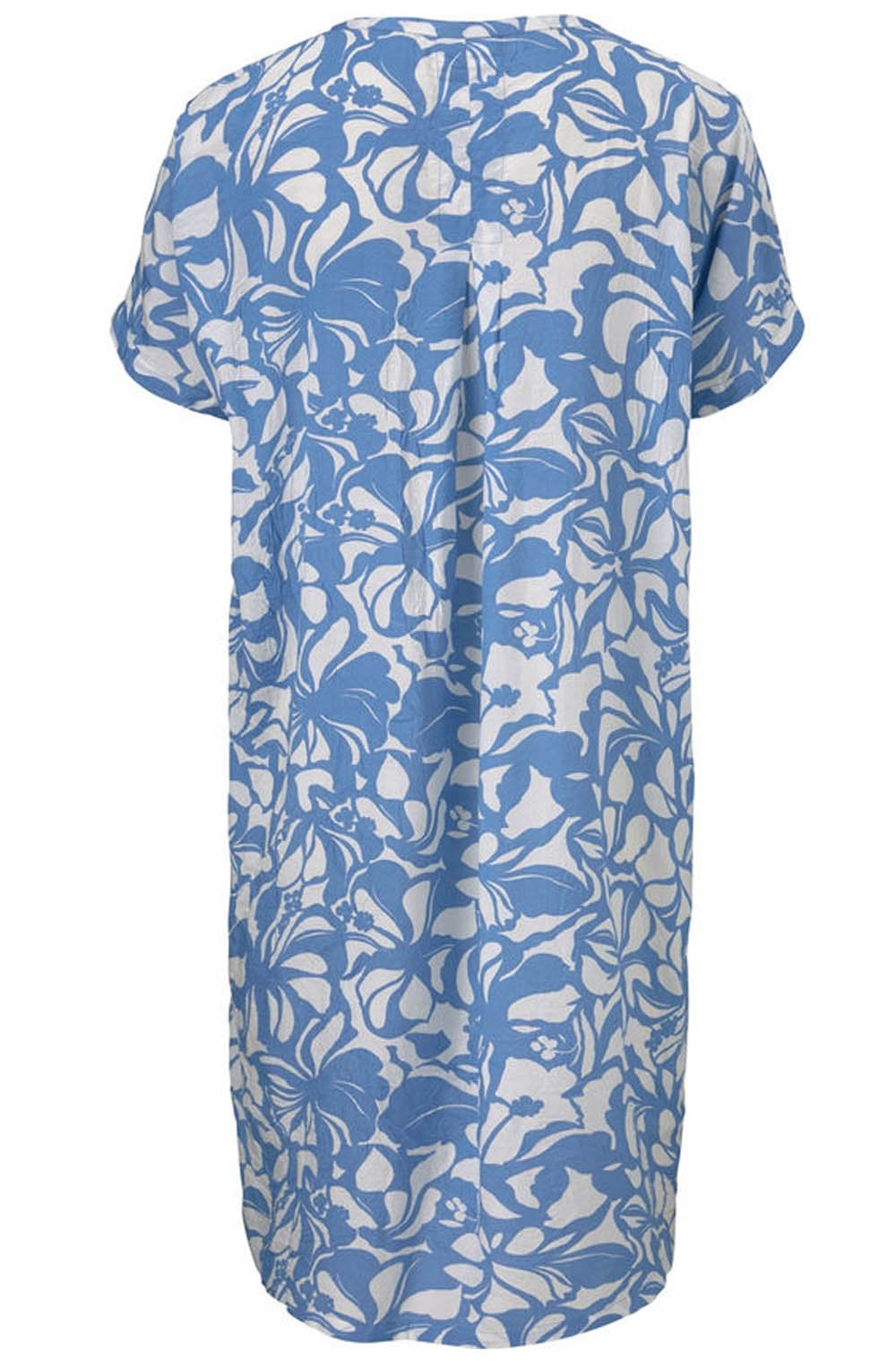 Nava Porcelain Blue Patterned Dress
