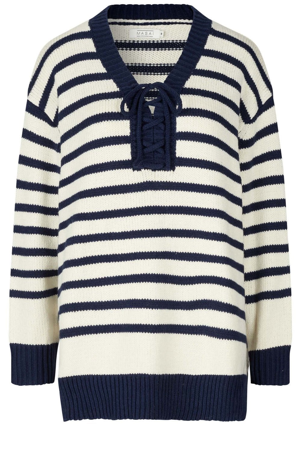 Navy and Whitecap Frederikka Jumper