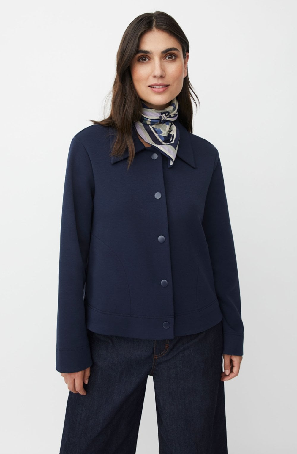 Navy Blazer Justino Jersey Jacket