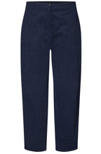 Navy Blazer Parastoo Corduroy Barrel Trousers