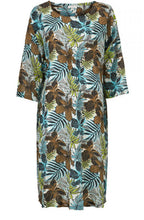 Naz Tropical Print Dress