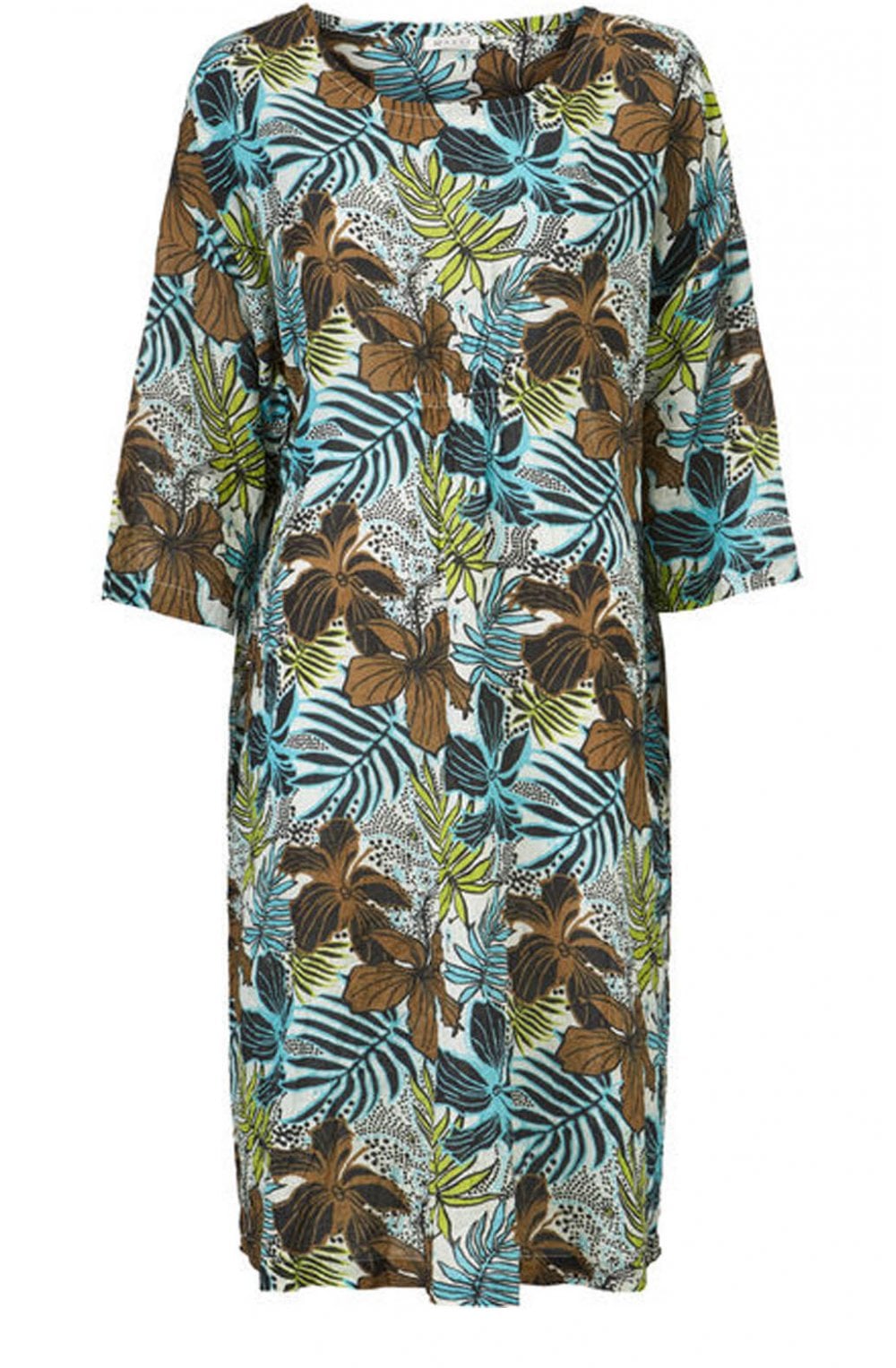 Naz Tropical Print Dress
